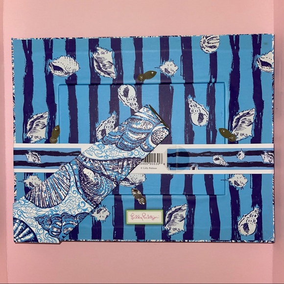 Lilly Pulitzer Picture frame Stuffed Shells 4x6 - Picture 3 of 3